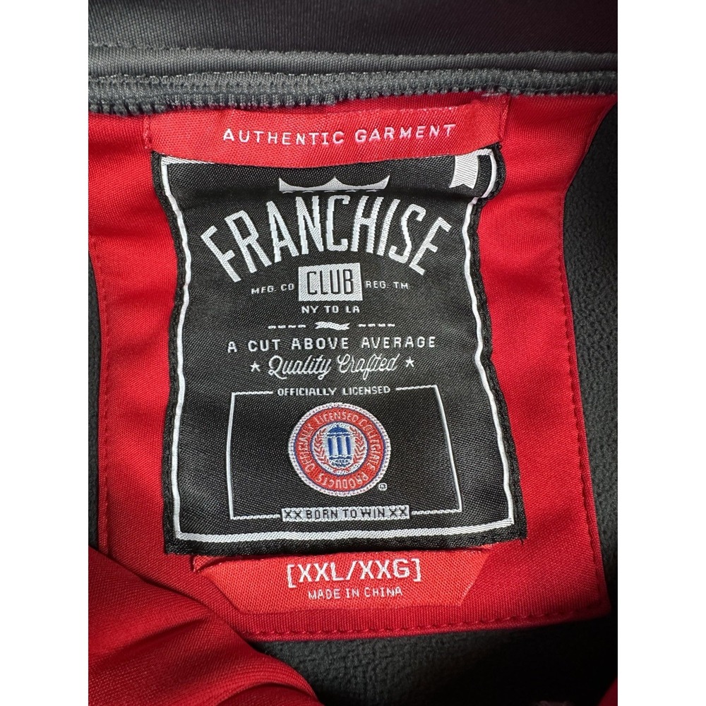 Franchise Club Louisville Cardinals Fleece Red Vest with Zip Front XXL - Picture 8 of 10